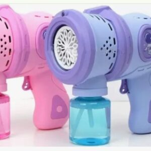 TOYLURA Bubble Gun Toy for Kids | Automatic Bubble Blaster with LED Lights