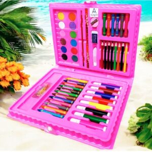 TOYLURA 68-Piece Colouring Kit for Kids – Complete Art & Drawing Set