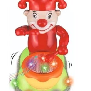 TOYLURA Battery Operated Drummer Toy – Musical Drum Player with Flashing Lights