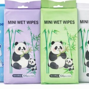TOYLURA Mini Wet Wipes – Travel-Friendly Disposable Wet Tissues