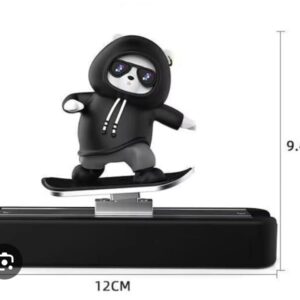 TOYLURA Cute Panda Car Dashboard Decoration with Stackable Design